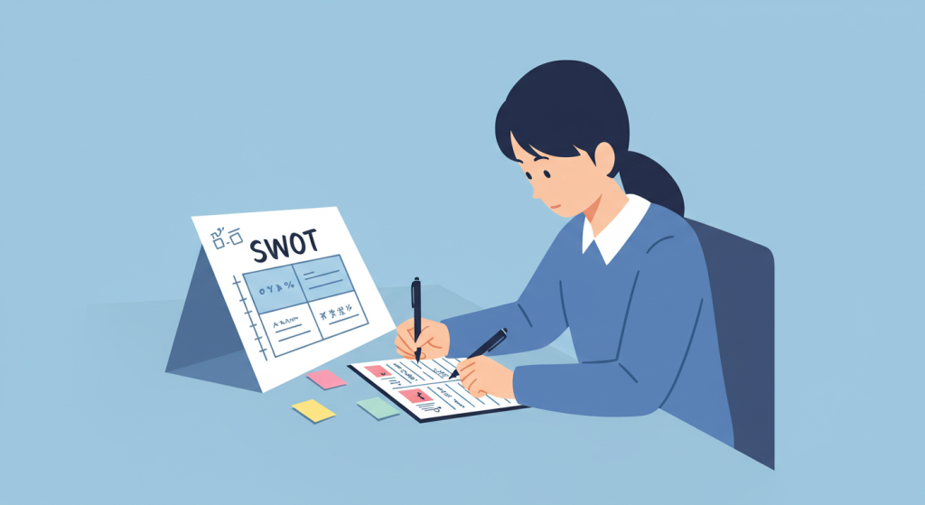 SWOT分析のテンプレートと書き方のコツ
